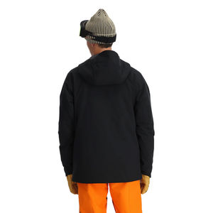 Anorak personalizado rompevientos con capucha esquí pulóver cálida chaqueta impermeable transpirable ecológico cremallera hombres Snowboard carcasa dura - Product Image 2