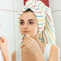 High Quality Organic Cotton Woven Plaid Customized Color Hair Turban Towel Quick Dry Water Absorbency Eco-Friendly Strong