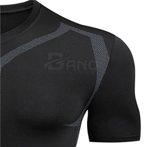 ชุดป้องกันผื่นสำหรับผู้ชายพิมพ์ลายซับลิเมชันสำหรับยิมฟิตเนส - Product Image 5