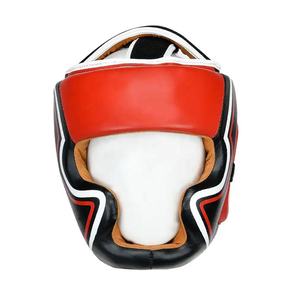 Protection de tête et de cou en cuir PU orange-noir anti-coupure pour l'extérieur - Protection contre le vent - Protection de la tête pour la moto - Protection de la tête pour la boxe - Product Image 1
