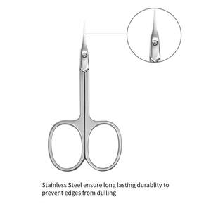 Wholesale High Quality Best Supplier Stainless Steel Beauty Manicure Nail Cuticle Cutting Scissor Professional Cuticle Scissors - Product Image 4
