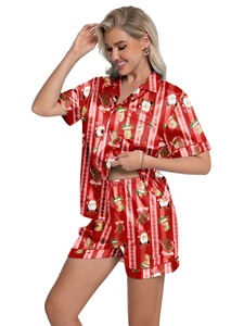 Albornoz de Lujo Negro, Pijama, Ropa de Dormir, Conjunto de Seda, Fabricante Mayorista de Pijamas para Mujer - Product Image 5
