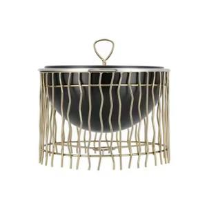 Réchauffeur de nourriture en acier inoxydable noir et or élégant chauffe-plats chaud étui pour buffet et traiteur événements servant des repas chauds et frais - Product Image 1