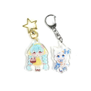 Enchanteur Kawaii personnage translucide Mica cristal porte-clés sac ornement Anime amant incontournable! - Product Image 2