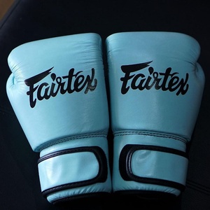 Nuevos Guantes de Boxeo Fairtex - Cuero Original para Entrenamiento y Sparring - Rosa Bebé, Equipo de Muay Thai de 10oz a 18oz - Product Image 5
