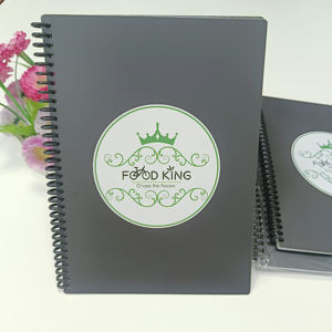 Personalizado OEM ODM impermeable PVC Digital impreso restaurante menú tarjeta con colores y formas personalizadas para la exhibición de alimentos de China - Product Image 4