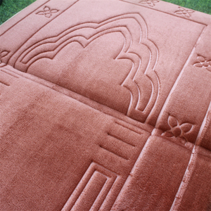 เสื่อสวดมนต์แบบหนาแบบอิสลามพับได้เสื่อสวดมนต์แบบตุรกีเสื่อสวดมนต์พรมออกแบบลายนูน - Product Image 6