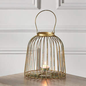 Candelabros de madera decorativos para el hogar al por mayor, farolillos de vela con cable de Metal para decoraciones navideñas de Ramadán - Product Image 1