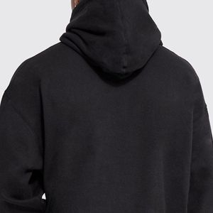 Sudadera con capucha de serigrafía bordada en 3D personalizada para hombre colección de invierno con logotipo en relieve personalizado - Product Image 4