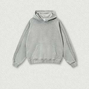 Sweat-shirts pour hommes en coton pur, style hip-hop, streetwear, lavage à l'acide, nouvelle arrivée, assurance commerciale - Product Image 3