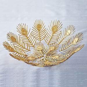 ชุดชามโลหะรูปใบไม้แบบหรูหราสำหรับบ้านโรงแรมร้านอาหารภาชนะบนโต๊ะอาหารเหล็กทรงชามผลไม้แห้งสำหรับเสิร์ฟช็อกโกแลต - Product Image 5