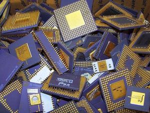 Ceramic CPU Scrap Gold Recovery for Electronic E Waste HMS Grade - Product Image 2