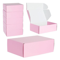 Caja de correo de envío de avión postal Caja de correo de embalaje de papel de cartón corrugado plegable para entrega o embalaje de regalo