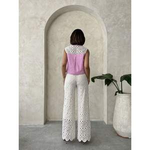 Women's <b>Sequined</b> Denim <b>Jacket</b> with Elegant Lace Details - Product Image 1