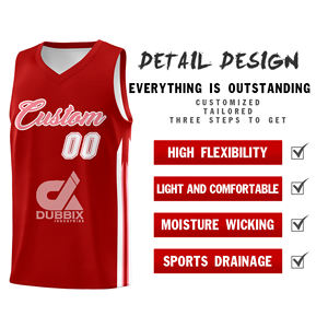 Conjuntos de Camisetas de Baloncesto Personalizadas al por Mayor, Uniformes de Equipo Transpirables de Poliéster/Algodón Antibacteriano de Alta Calidad, Servicio OEM - Product Image 3