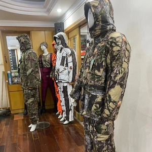 Ropa de Camuflaje Aislante para Caza de Aves Acuáticas en Terrenos Altos, Ropa de Invierno para Caza de Patos con Estampado Fanático No Aislado e Impermeable - Product Image 3