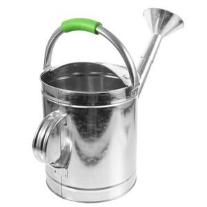 Arrosoir en métal de créateur avec finition revêtue de zinc et long bec verseur adapté à l'arrosage facile des plantes d'intérieur - Product Image 2