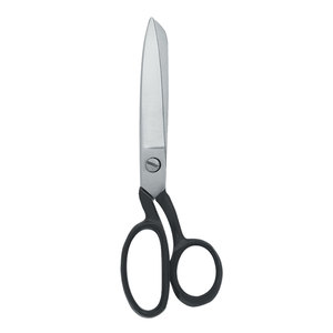 กรรไกรตัดผ้าสแตนเลสสีเงินสำหรับใช้ในครัวเรือน ขนาด 7-9 นิ้ว - Product Image 1