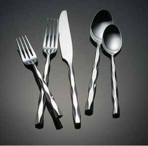 Ensemble de couteaux à steak américains ensemble doré ensemble de couteaux à steak en acier inoxydable de 4 - Product Image 1