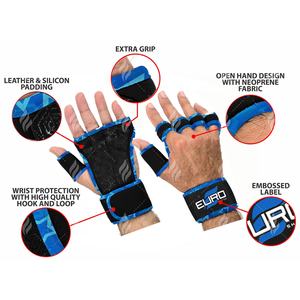 Guantes de Gimnasio de Neopreno Más Vendidos, Medios Dedos, para Levantamiento de Pesas, con Soporte para Muñeca y Palmas Acolchadas - Product Image 6