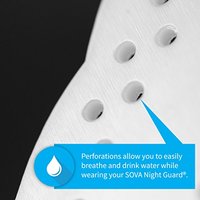 Protège-dents personnalisé en résine PLA légère de 1,6 mm pour les bruxismes nocturnes et le grincement des dents – Protège-dents de nuit sur mesure