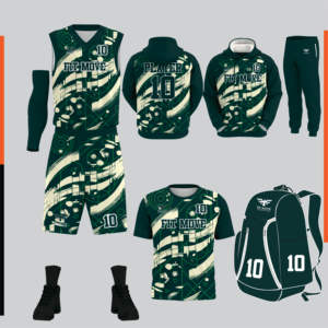 Ensemble de maillots de basketball personnalisables, respirants, à séchage rapide, antibactériens, à manches courtes, faible MOQ, grandes tailles, service OEM - Product Image 1