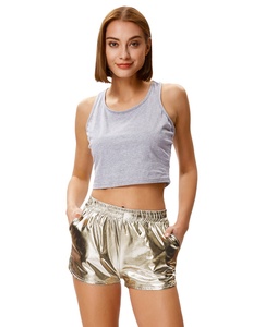 Shorts Deportivos de Yoga de Cintura Alta para Mujer, Estilo Vintage, Doble Capa, Secado Rápido, con Cierre, Casuales - Product Image 6