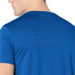 Camiseta de color sólido de último diseño para hombre, camiseta duradera de secado rápido, camiseta para exteriores para hombre - Product Image 6