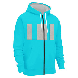 Sweat-shirt à capuche en coton épais avec impression de logo personnalisé 2026, coupe ample, fermeture éclair intégrale - Product Image 6