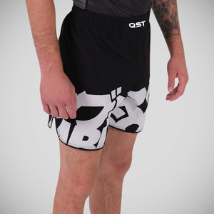 QST alta calidad transpirable poliéster MMA pantalones cortos Jiu Jitsu Kimono logotipo personalizado sublimación impresión secado rápido artes marciales - Product Image 4