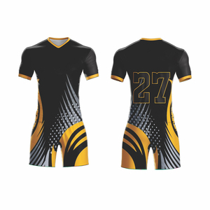 ชุดเสื้อฟุตบอลสีดำสีเหลืองระเหิดสำหรับผู้ชายชุดฟุตบอลลายกราฟิกพิมพ์ชื่อทั้งหมดชุดระบายอากาศได้ - Product Image 1