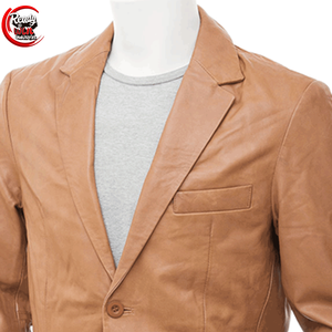 Venta al por mayor diseñador de los hombres abrigo de cuero genuino para los hombres de alta calidad de cuero de encargo de los hombres/Nuevo estilo de moda - Product Image 3