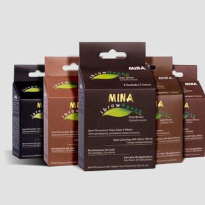 MINA IBrow Noir 3gm Qualité Professionnelle Longue Durée Étanche Henné DIY Kit pour Sourcils Logo Personnalisé Disponible En Gros - Product Image 5