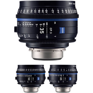 Kit de trois objectifs 2026 CP.3 35 50 85mm avec monture EF – Objectifs de haute qualité - Product Image 2