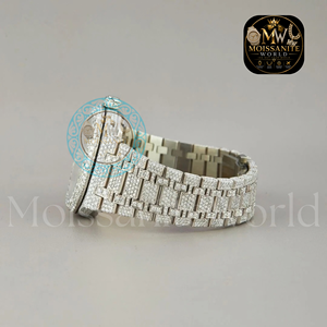 Montre de luxe pour homme en moissanite sertie de diamants, automatique, style hip-hop, livraison gratuite, directement de l'usine - Product Image 3
