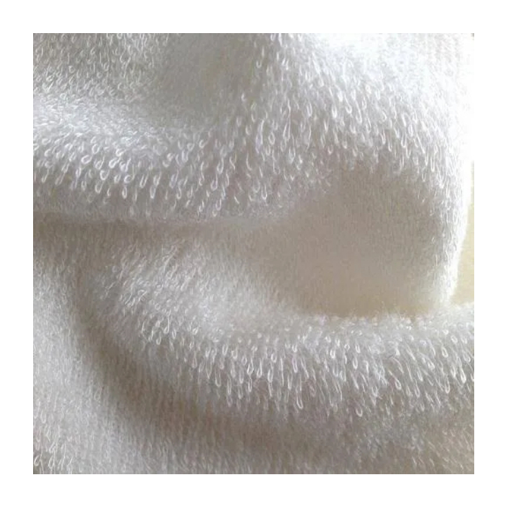 KVR 100% Cotton French Terry Knitted Cloth Fabric Woven Technique Plain Dyed with Twill Style and Coated Pattern New in Stock