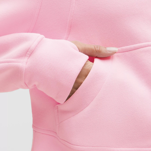 Women's Full-<b>Zipped</b> Polyester/Cotton Hoodie Oversized Straight Shape Anti-Pilling Knitted Fabric Breathable Autumn Spring Winter - Product Image 4