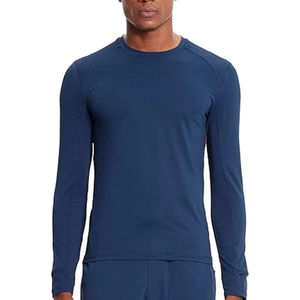 Uniforme médical personnalisé en bleu royal pour le soin, coupe évasée, uniforme chirurgical d'hôpital, sous-vêtement d'infirmière pour homme, logo, vente en gros 2025 - Product Image 1