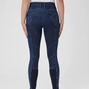 Ropa ecuestre más vendida con tela vaquera técnica de primera calidad, pantalones de montar a caballo de diseño personalizado, pantalones Jodhpurs - Product Image 4