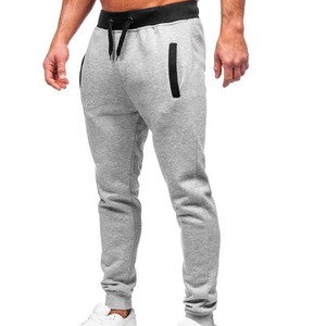 Polaire hommes pantalons avec poches pantalons de survêtement décontractés homme pantalon élastique taille moyenne coton vêtements pour hommes pantalons pantalons - Product Image 1