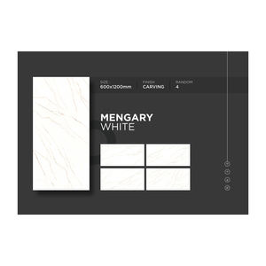 กระเบื้องพอร์ซเลนเคลือบขนาด600x1200มม. กระเบื้องปูพื้นผนังแกะสลักชุดแกะสลักแบบย้อนยุคสินค้าส่งออก - Product Image 3