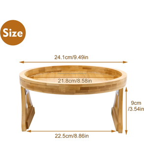 Cajón de cocina de madera, organizador de cajones de cocina, bandeja para cubiertos, bandejas de almacenamiento de bambú, Color bambú Natural multifunción - Product Image 1