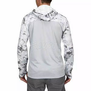 Sweat à capuche de pêche pour homme, bloc de couleur personnalisé, sweats à capuche sublimés élégants en tissu polyester 2025 - Product Image 6