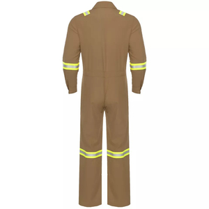 Overol de alta visibilidad de algodón y poliéster al por mayor, ropa de seguridad reflectante para el trabajo para entornos de alta seguridad, traje - Product Image 3