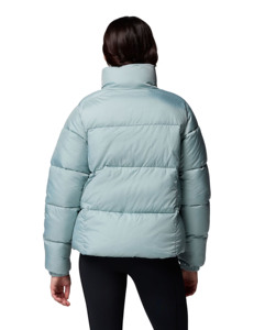 Chaqueta acolchada corta impermeable de talla europea para mujer con mangas largas y cuello levantado chaquetas de burbujas de invierno para mantener el calor - Product Image 2