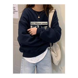 Unisex tutte le cose coltivano felpa Oversize stampata abbigliamento biologico sostenibile invernale - Product Image 4