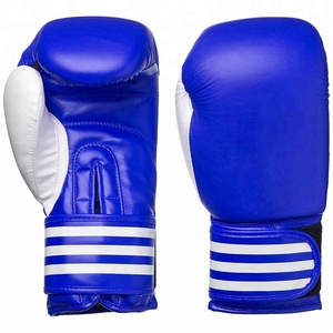 Gants de boxe professionnels 2025 Offre Spéciale noir rouge bleu personnalisés par une usine pakistanaise avec logo personnalisé - Product Image 1