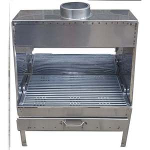 DORELLO SOBA Capot de barbecue réglable et pliable en acier inoxydable chromé de haute qualité pour les fêtes, compatible gaz et charbon de bois - Product Image 2