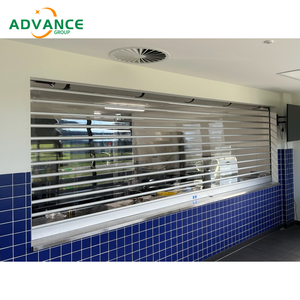 Obturateur de rouleau Transparent de Polycarbonate de PC de haute résistance porte de roulement claire pour le <span class=keywords><strong>magasin</strong></span> de bijoux - Product Image 3