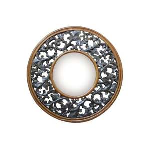 Wholesale Indian Manufacturer of <b>Round</b> White Wood Crafted <b>Mirror</b> Frame Wall Mounted Wooden <b>Mirror</b> Home Decorative <b>Hanging</b> <b>Mirror</b> - Product Image 4